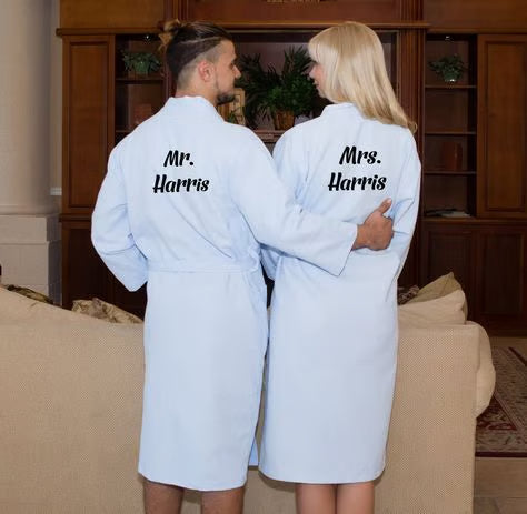 MR. & MRS Bathrobe Set